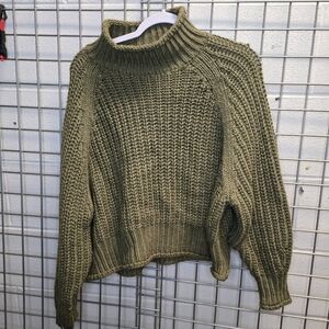 Olive Green Women's Sweater